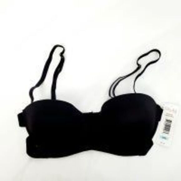 BETTY JADE Black Small crisscross Back Valour wired Pushup Bra - Picture 5 of 6